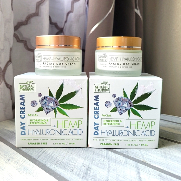 Natural Therapy Skincare Natural Therapy Hemp And Hydraulic Acid Day Creams Poshmark
